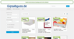 Desktop Screenshot of gipsabguss.de